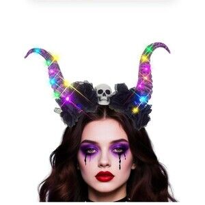 LED Light Up Eve Horizon Flower Headband Led Costume Headpiece NWT 3 modes